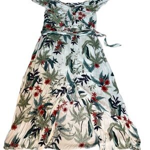 Floral Dress with Belt